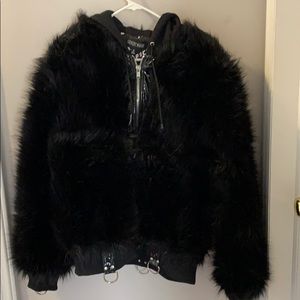 Current mood  faux fur jacket.